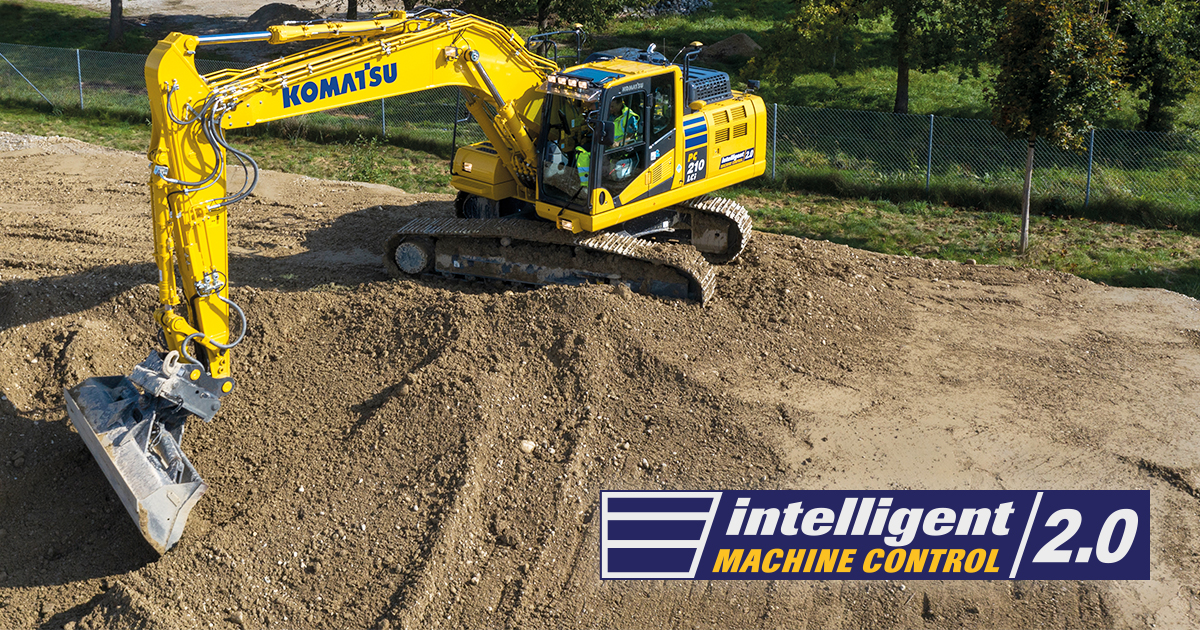 Komatsu intelligent Machine Control Komatsu France